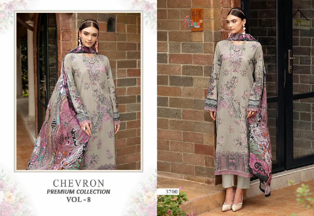 SHREE FABS SURAT CHEVRON PREMIUM COLLECTION VOL 8 PAKISTANI SUITS