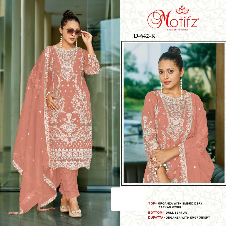 Motifz D.no 642 Wholesale Indian Pakistani Salwar Suits