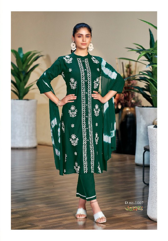 Mystic 9 Rajwadi Vol-1 Wholesale Reyon Lucknowi Style Readymade Suits