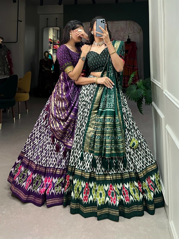 LNB Pranauthi 1223 Wholesale Celebrate in style with the opulent beauty of Tussar silk Lehenga Choli