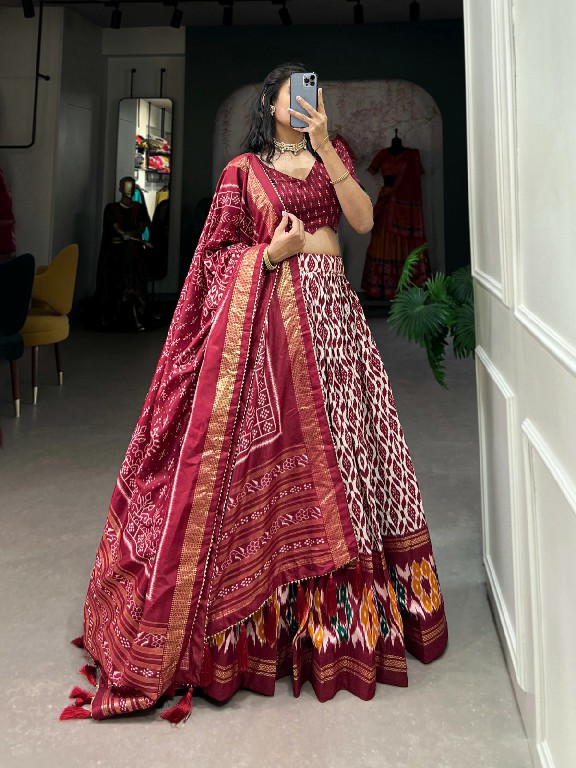 LNB Pranauthi 1223 Wholesale Celebrate in style with the opulent beauty of Tussar silk Lehenga Choli