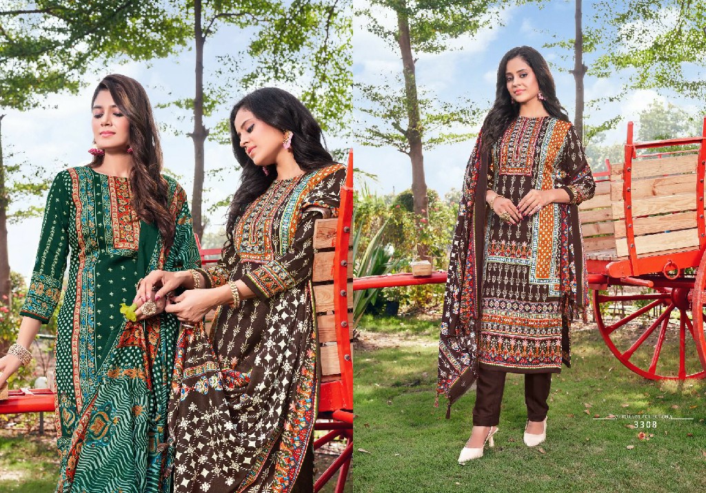 Radha Fab Noor Jahan Wholesale Pure Pashmina Winter Dress Material