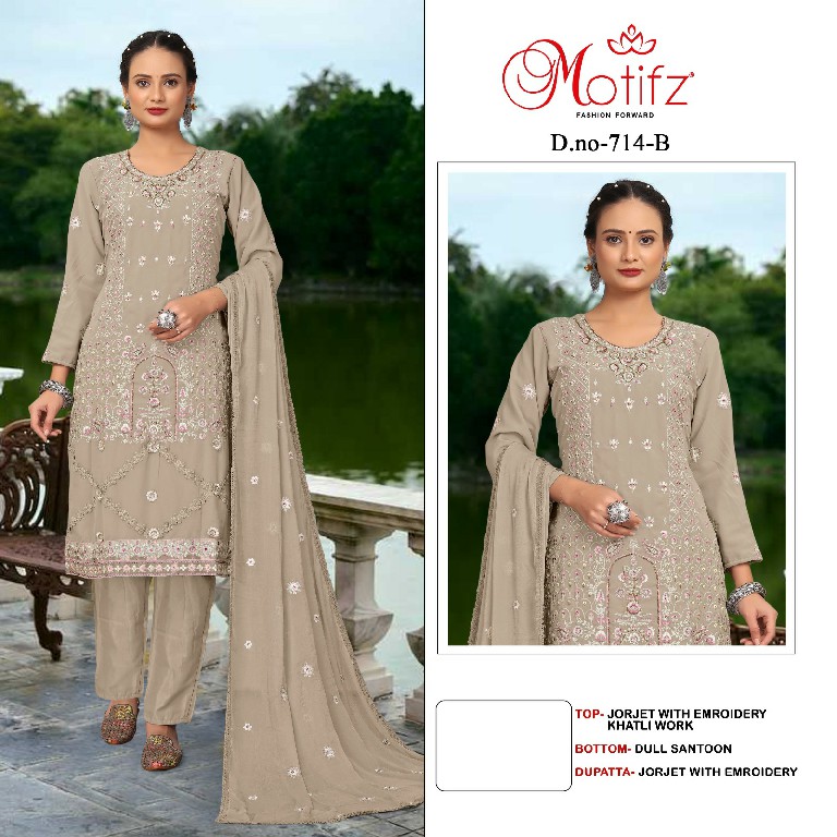 Motifz D.no 714 Wholesale Indian Pakistani Salwar Suits