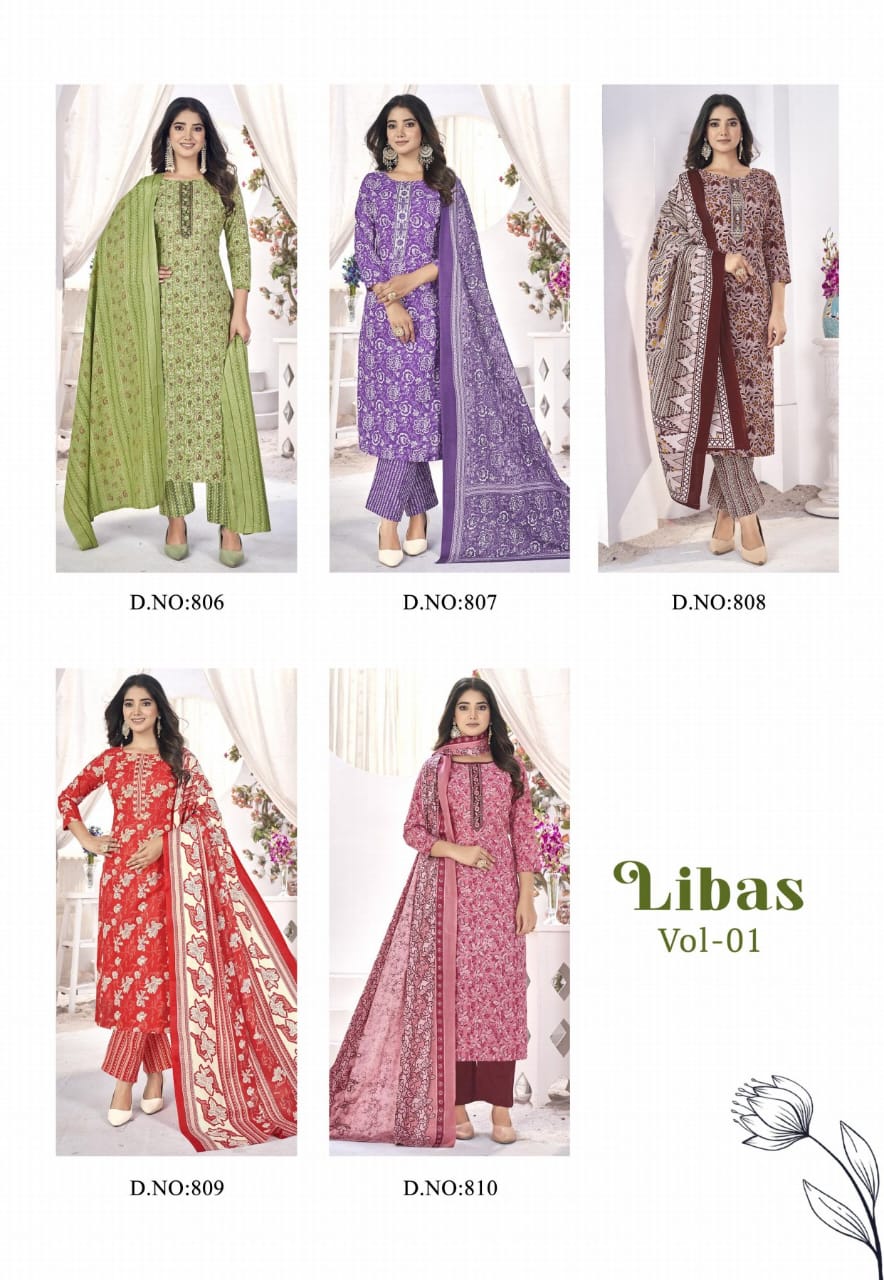 Kundan Libas Vol-1 Wholesale Readymade Cotton Salwar Suits