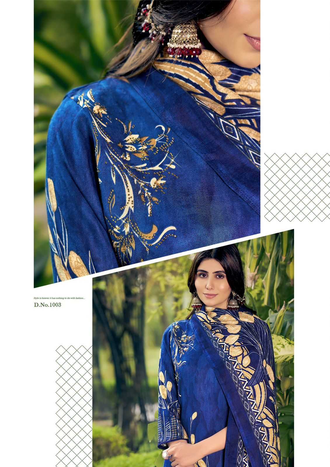 roli moli creation saira pashmina winter collection ladies suits