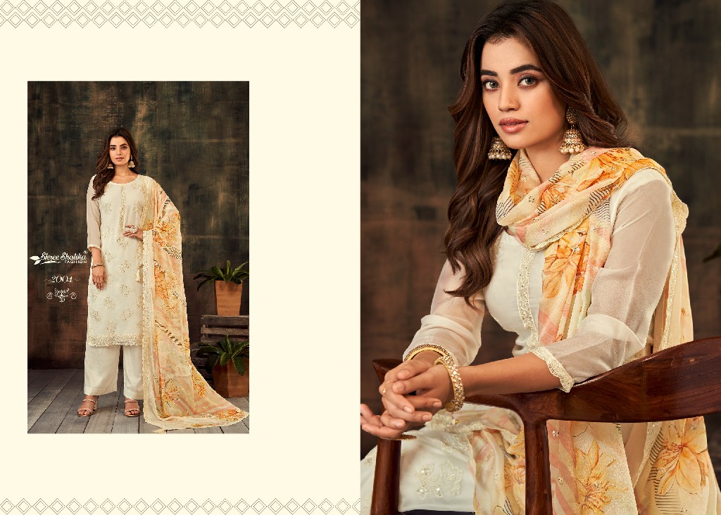 mahira vol 2 by shree shalika fashionable organza embroidery suits