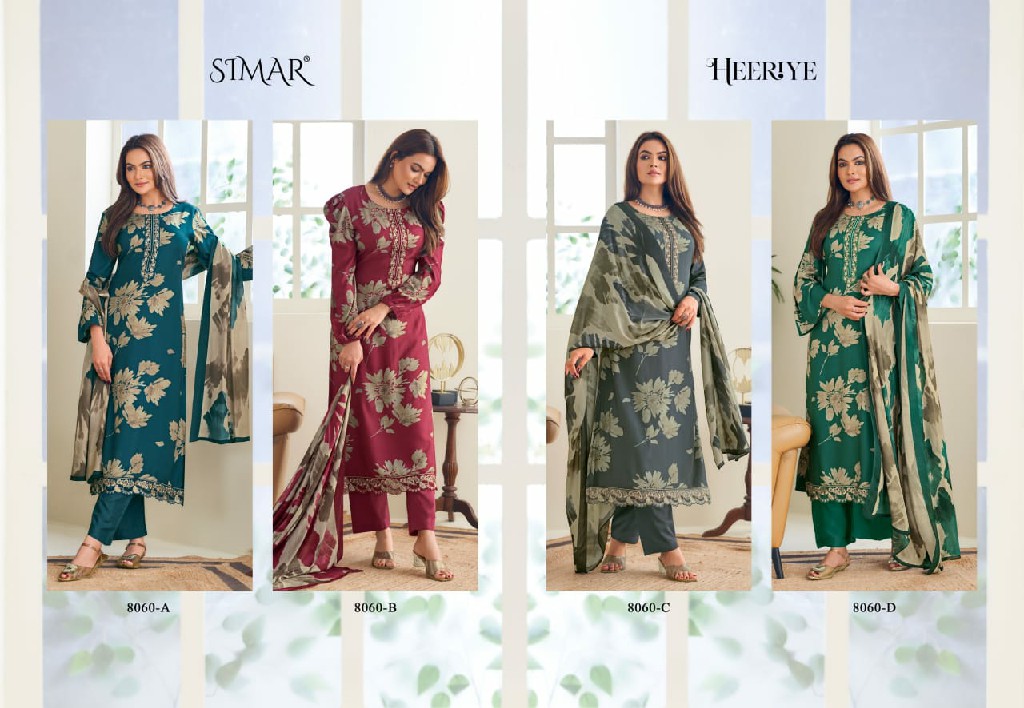 glossy Simar heeriya viscose pashmina winter special dress material exports