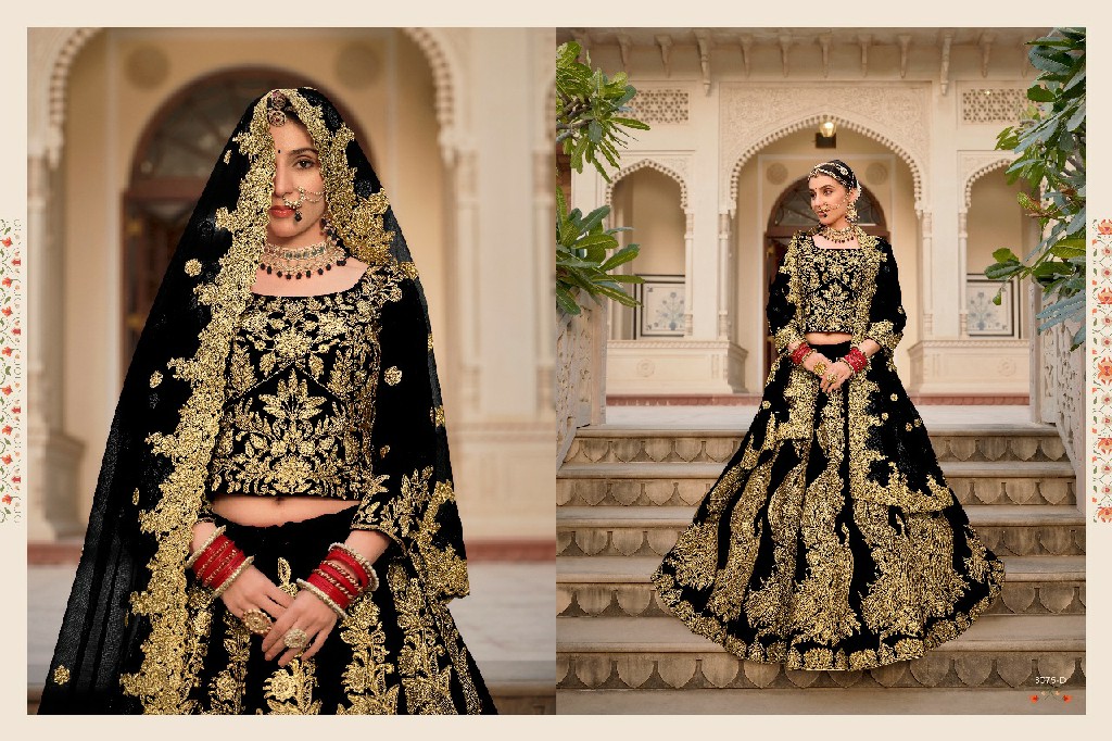 Senhora Riwayat Vol-2 3075 Colour Wholesale Velvet Designer Lehengas Choli