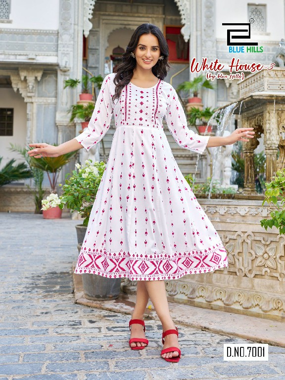 Blue Hills White House Vol-3 Wholesale Anarkali Gown Catalog Combo