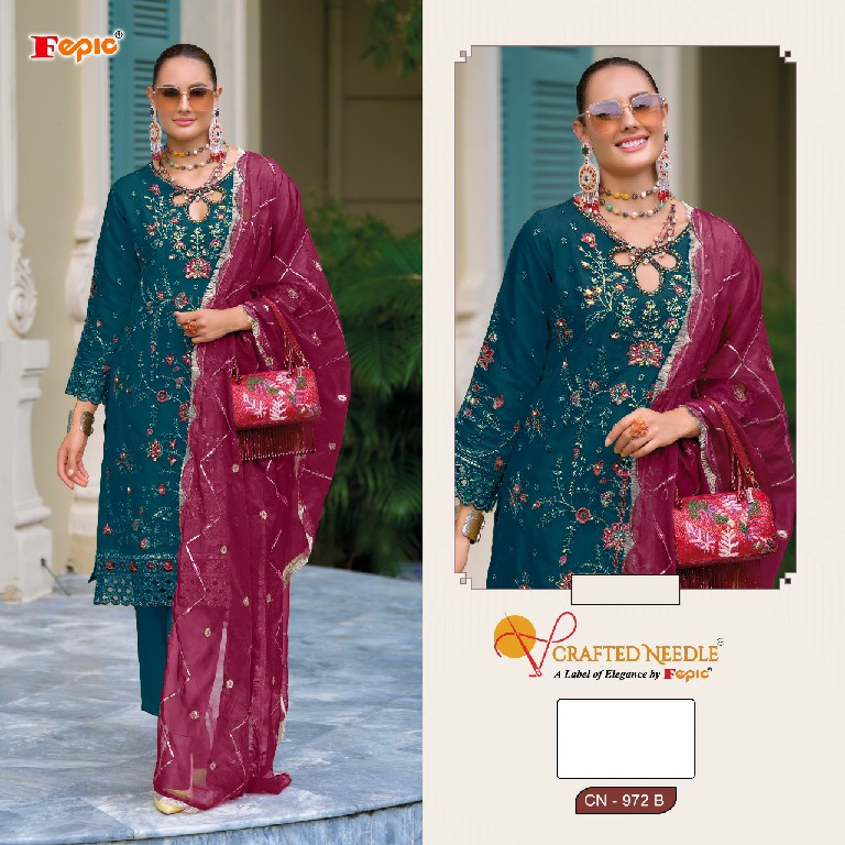 Fepic Crafted Needle CN-972 Wholesale Readymade Indian Pakistani Suits