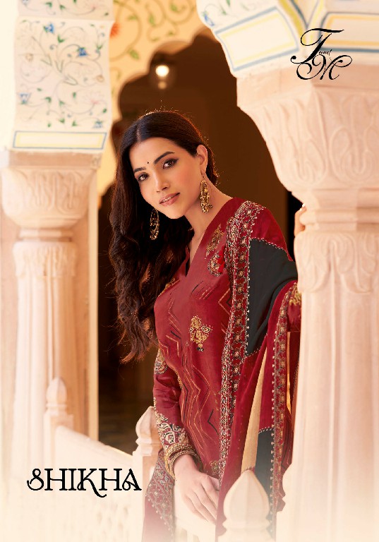 shikha by t And m beautiful unique print muslin silk suits collection