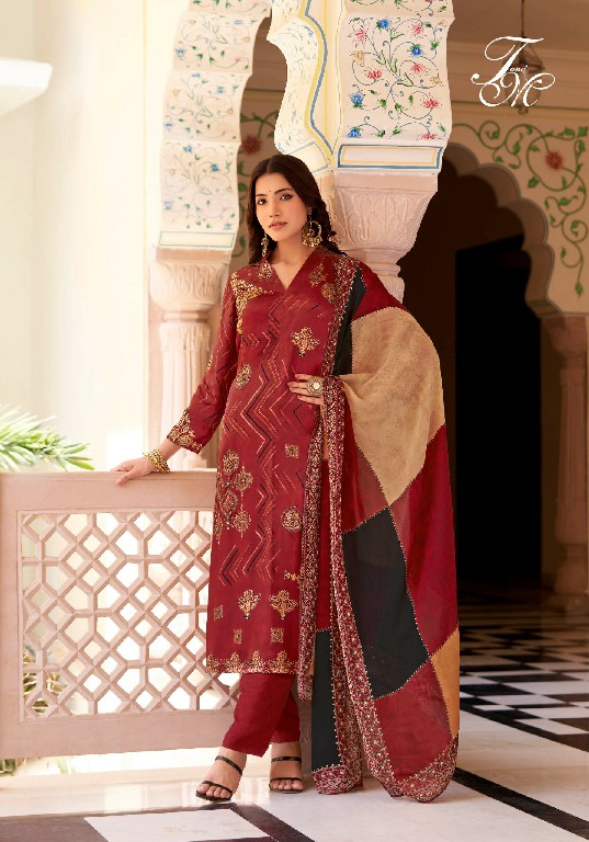 shikha by t And m beautiful unique print muslin silk suits collection