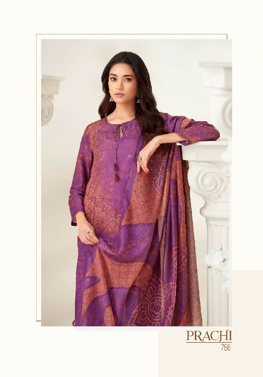 Itrana By Sahiba Prachi Wholesale Muslin Silk With Handwork Salwar Suits