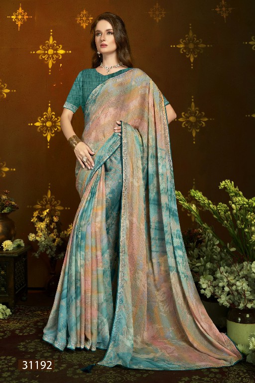 Vallabhi Divyanshi Vol-10 Wholesale Fancy Swarovski Work Sarees