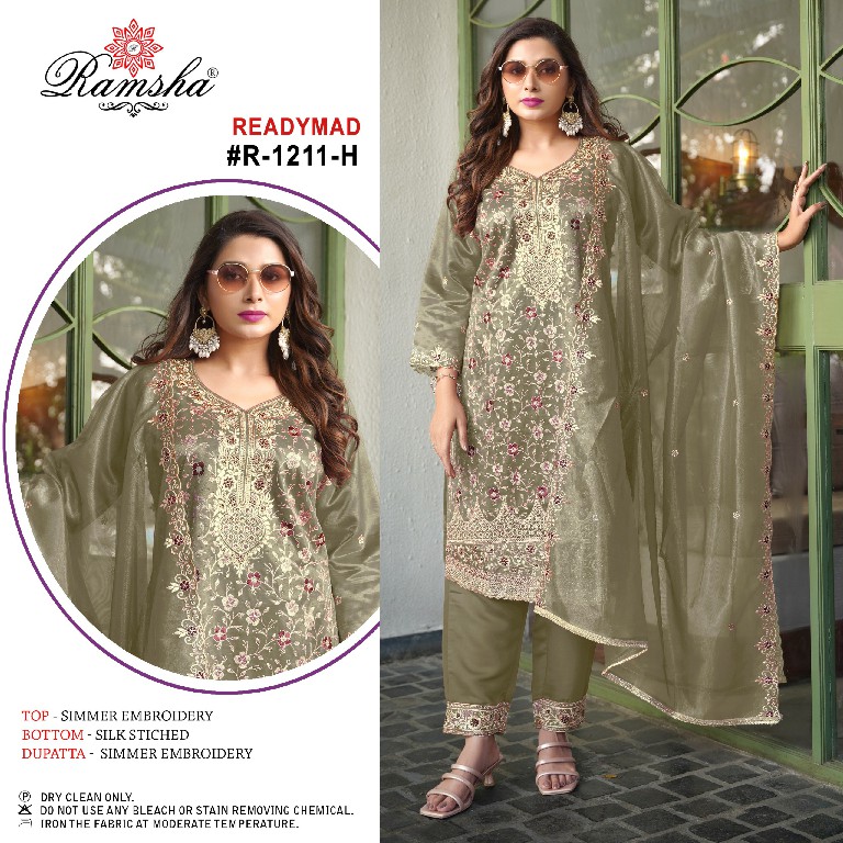 Ramsha R-1211 E To H Wholesale Readymade Indian Pakistani Salwar Suits