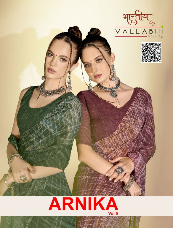 Vallabhi Arnika Vol-8 Wholesale Georgette Indian Sarees