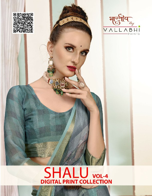 Vallabhi Shalu Vol-4 Wholesale Digital Print Collection Sarees