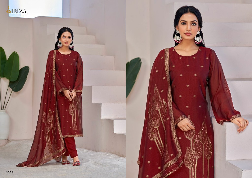 Ibiza Sibani Wholesale Pure Banglory Silk With Handwork Salwar Suits