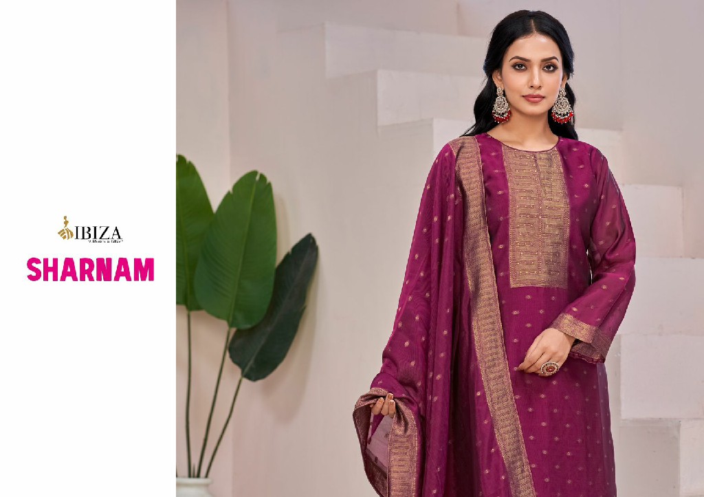 Ibiza Sharnam Wholesale Pure Banglory Silk With Handwork Salwar Suits