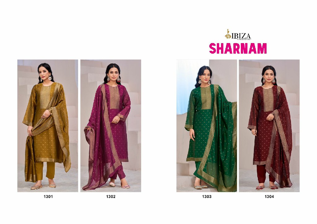 Ibiza Sharnam Wholesale Pure Banglory Silk With Handwork Salwar Suits