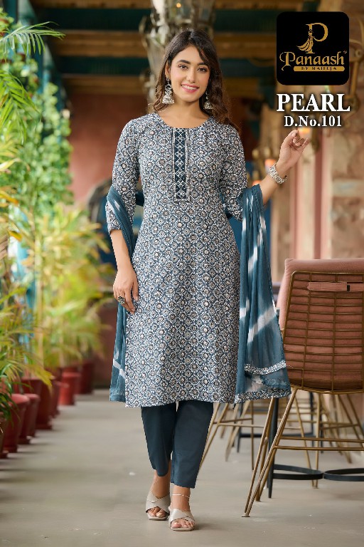 Panaash Pearl Wholesale Chiffon Dupatta Dress Material