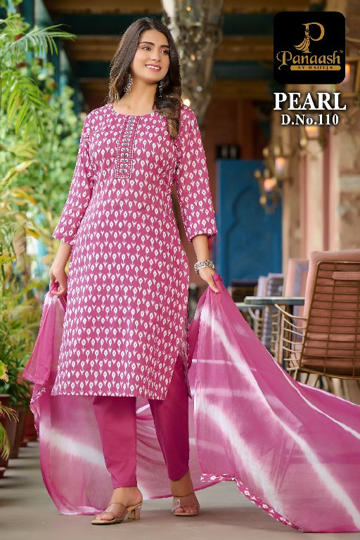 Panaash Pearl Wholesale Chiffon Dupatta Dress Material