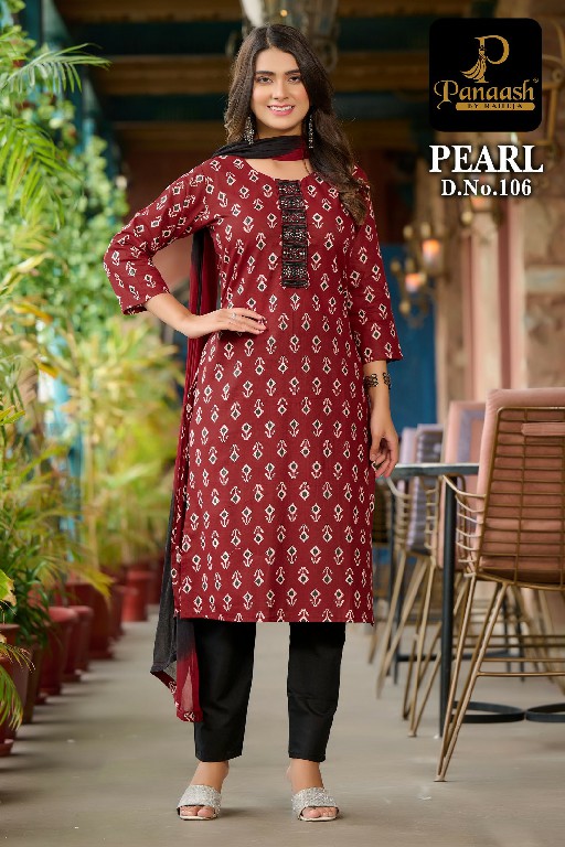 Panaash Pearl Wholesale Chiffon Dupatta Dress Material