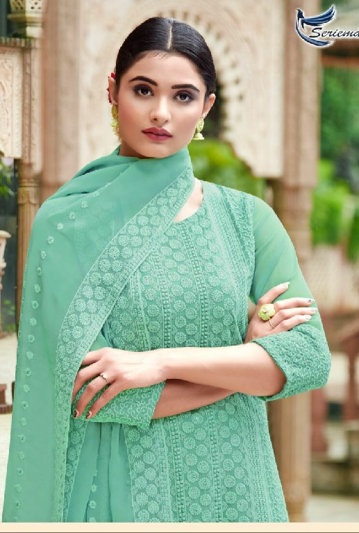 Seriema Kumb Liza Wholesale Heavy Schiffli Suits Readymade Collection