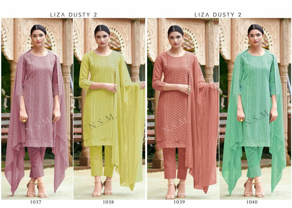 Seriema Kumb Liza Wholesale Heavy Schiffli Suits Readymade Collection