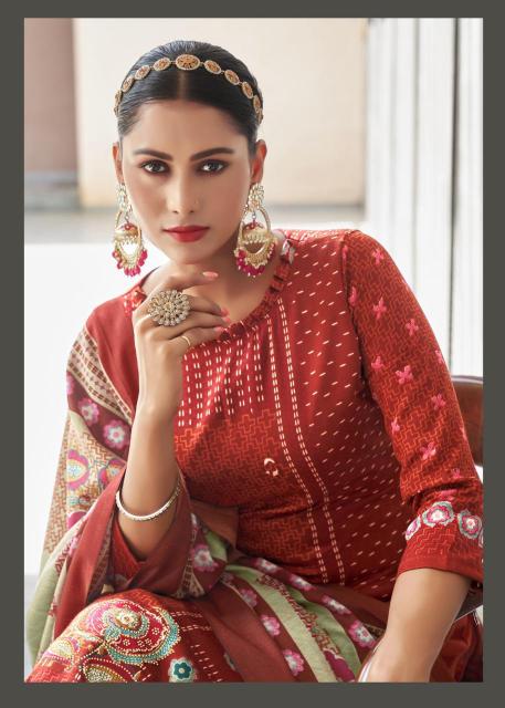 roli moli creation nigaar winter special pashmina ladies suits