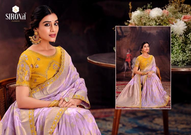 rubby silk by sirona fashion dola silk embroidery work saree exports