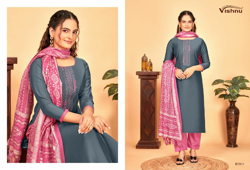 evanka vol 10 by vishnu stylish roman silk ladies suits online