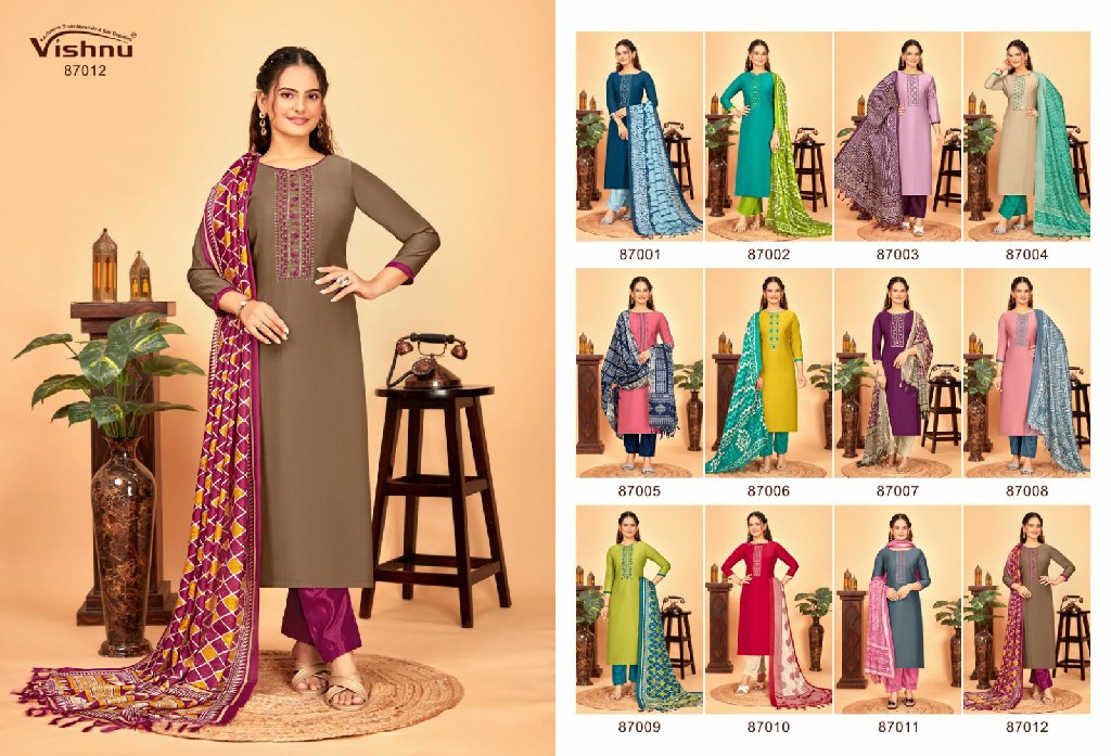 evanka vol 10 by vishnu stylish roman silk ladies suits online