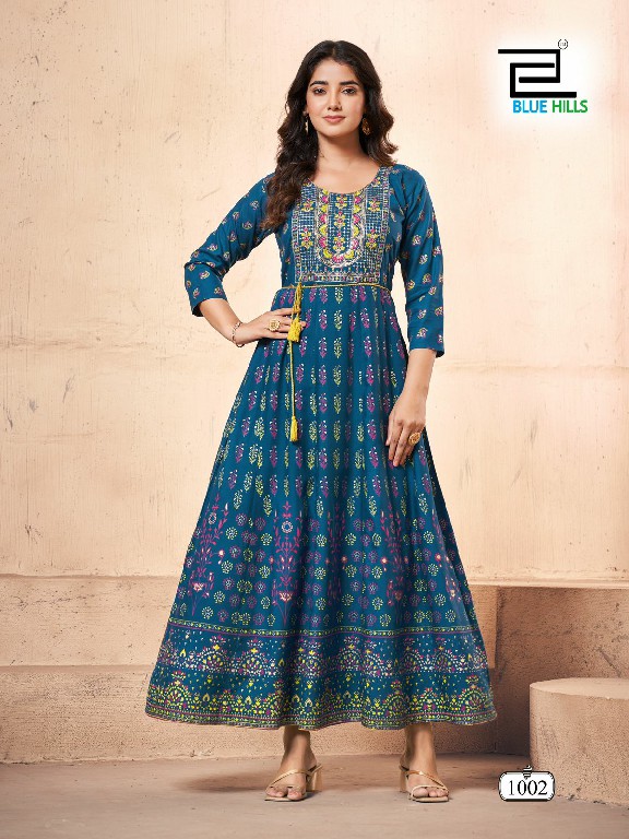 festival pro max by blue hills rayon readymade plus size anarkali gown