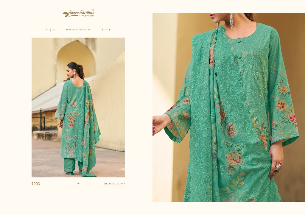 mahjabeen vol 9 by shree shalika cotton print pakistani suits