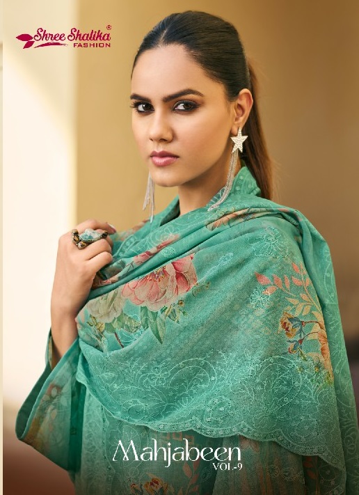 mahjabeen vol 9 by shree shalika cotton print pakistani suits