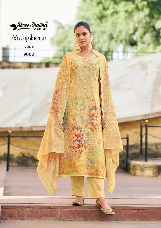 mahjabeen vol 9 by shree shalika cotton print pakistani suits