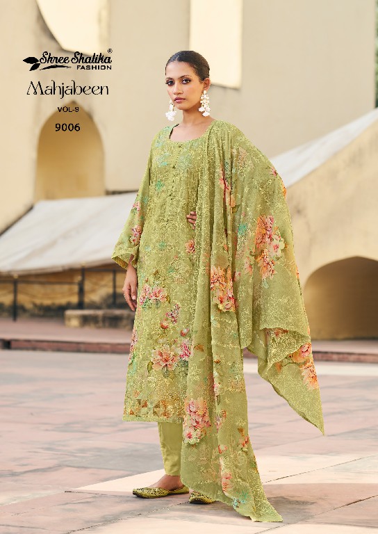 mahjabeen vol 9 by shree shalika cotton print pakistani suits