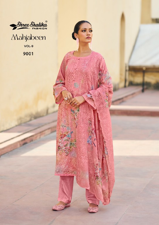 mahjabeen vol 9 by shree shalika cotton print pakistani suits