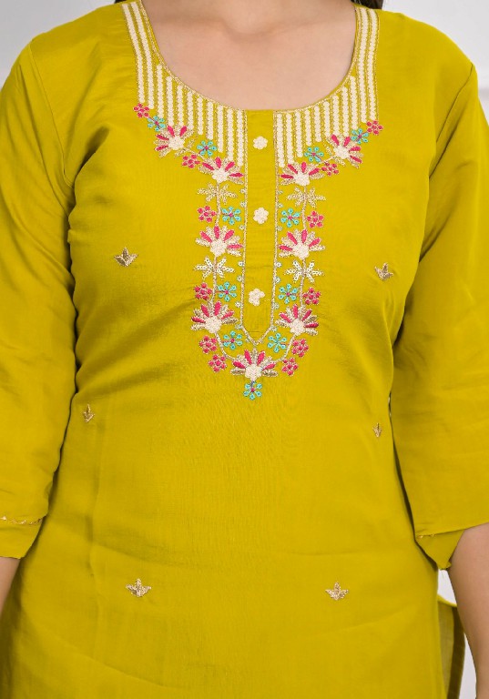 Tanisha Vol-15 Wholesale Viscose Silk Top With Pant And Dupatta