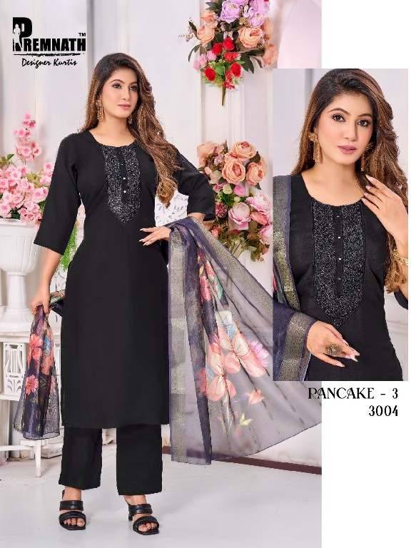 Premnath Pancake Vol-3 Wholesale Readymade 3 Piece Suits Combo