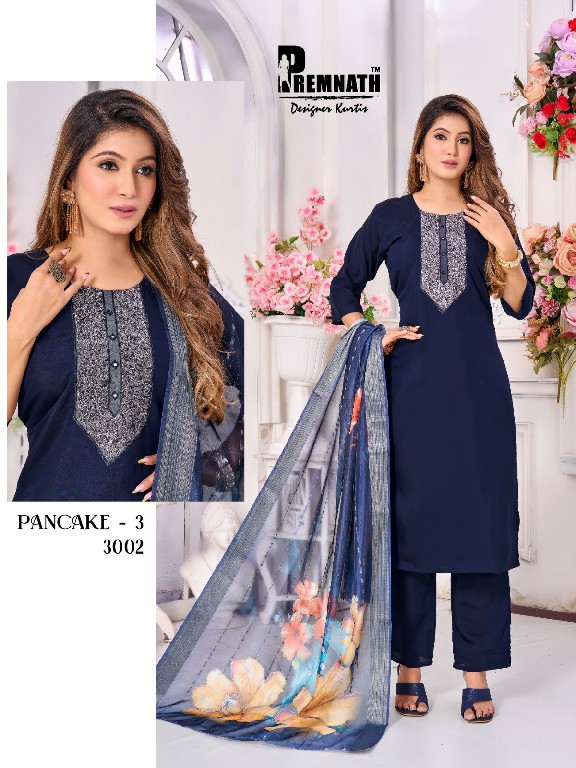 Premnath Pancake Vol-3 Wholesale Readymade 3 Piece Suits Combo