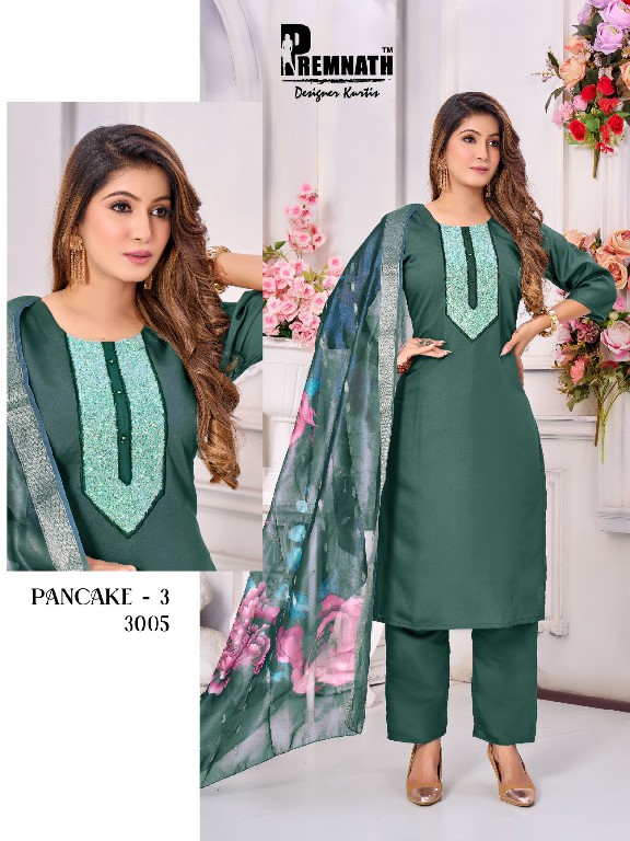 Premnath Pancake Vol-3 Wholesale Readymade 3 Piece Suits Combo