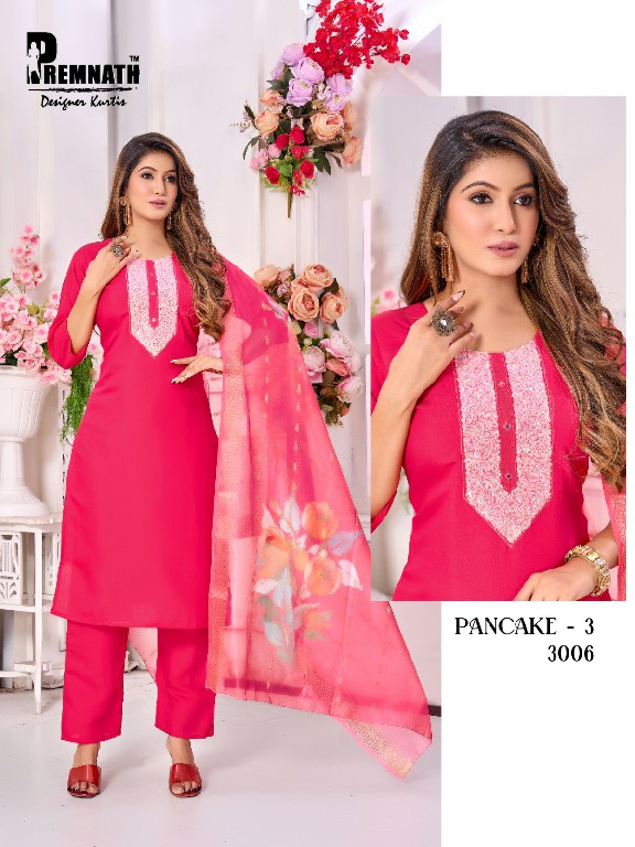 Premnath Pancake Vol-3 Wholesale Readymade 3 Piece Suits Combo