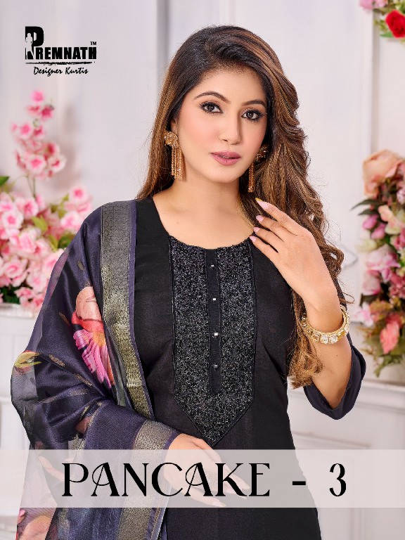 Premnath Pancake Vol-3 Wholesale Readymade 3 Piece Suits Combo