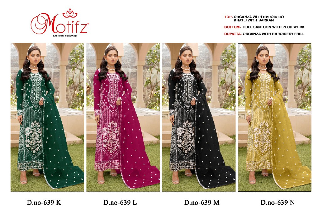 Motifz D.no 639 Wholesale Indian pakistani Concept Salwar Suits