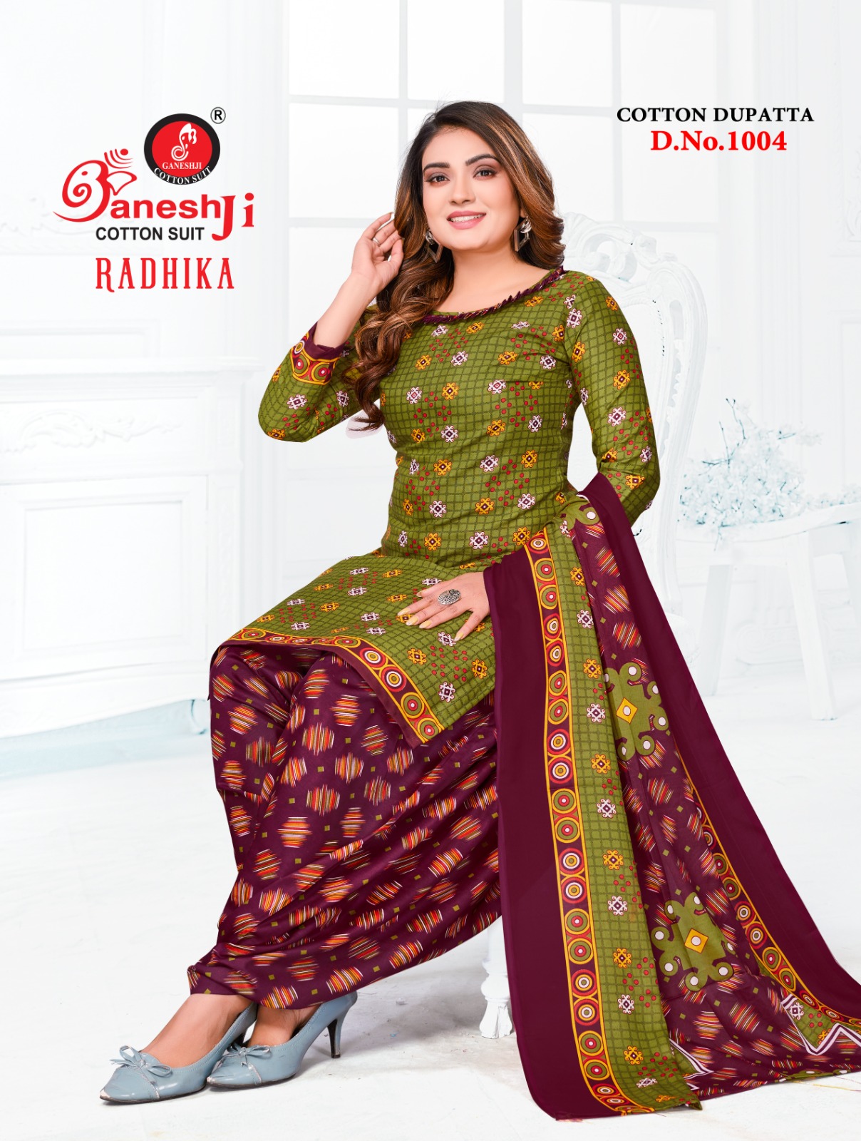 Ganeshji Radhika Vol-1 Wholesale Heavy Soft Cotton Printed Dress Material