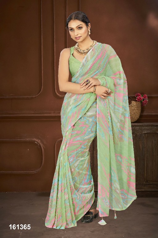 vallabhi prints kavyani georgette abstract print saree online