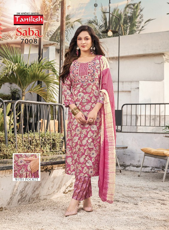 taniksh saba vol 7 rayon classic look readymade salwar suit