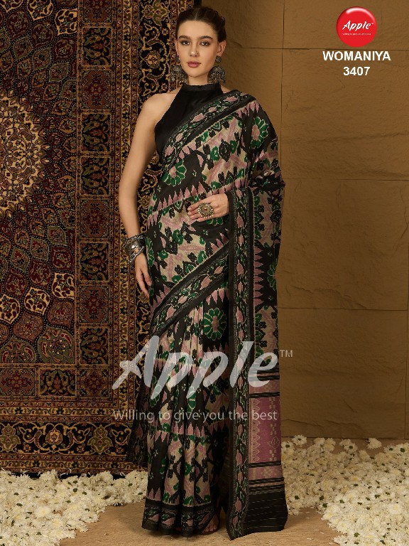 womaniya vol 34 by apple casual wear bhagalpuri saree